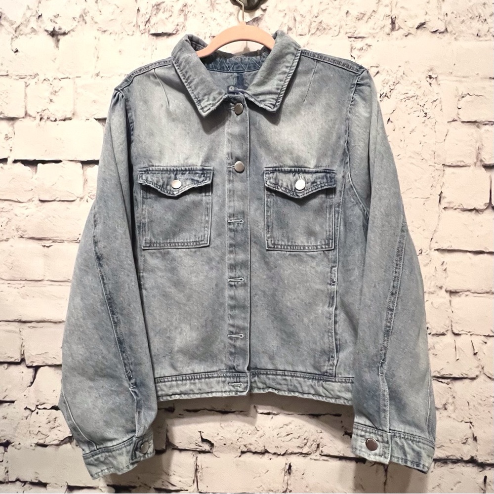 Democracy Denim Jacket, Puff Sleeve 3X